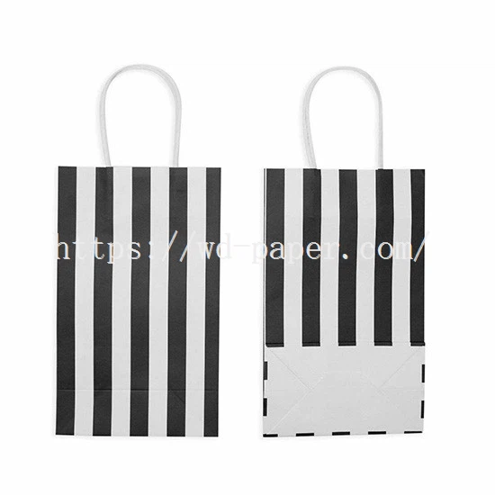 3-printed twisted handle paper bags