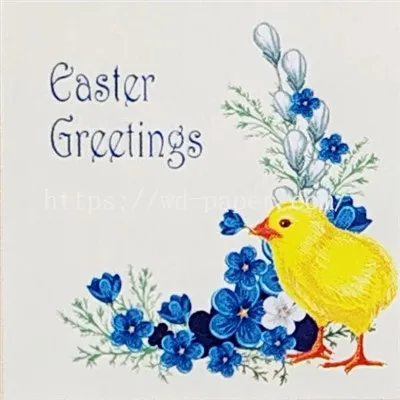 विंटेज ईस्टर पेपर नैपकिन